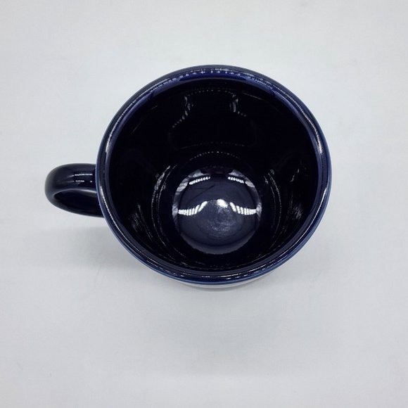 Fiesta Ware 8oz Coffee Mug Tea Cup Cobalt Blue Homer Laughlin Replacement - Picture 3 of 5